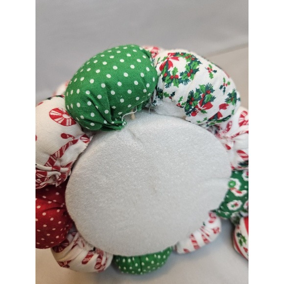 Two Fabric Stuffed Christmas Trees Handmade Table Decoration Holiday Decor - Picture 16 of 16